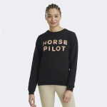 Horse Pilot Team Sweatshirt Felpa Equitazione da Donna