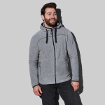 Stedman Collection Giacca in Pile Uomo con Cappuccio