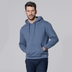 Felpa Unisex con Cappuccio modello Teide con tasca a marsupio