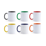 Tazza in Ceramica Bicolore per Sublimazione - 350 ml