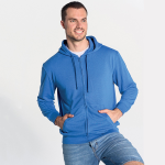 Felpa da Uomo con Cappuccio in Tessuto Leggero French Terry