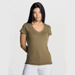 T-Shirt da Donna a Maniche Corte con Scollo a V Urban Sicilia