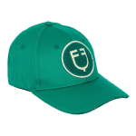 Equestro Cappellino Baseball unisex in cotone con patch in spugna