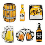 Patch Termoadesiva Ricamata "Beer & Drinks"
