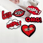 Patch Termoadesiva Ricamata "Love"