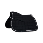 Equestro Sottosella da Salto White Trim in cotone traspirante + ricamo personalizzato
