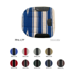 Burioni Sottosella Western Barrel Navajo / Pura Lana + ricamo personalizzato