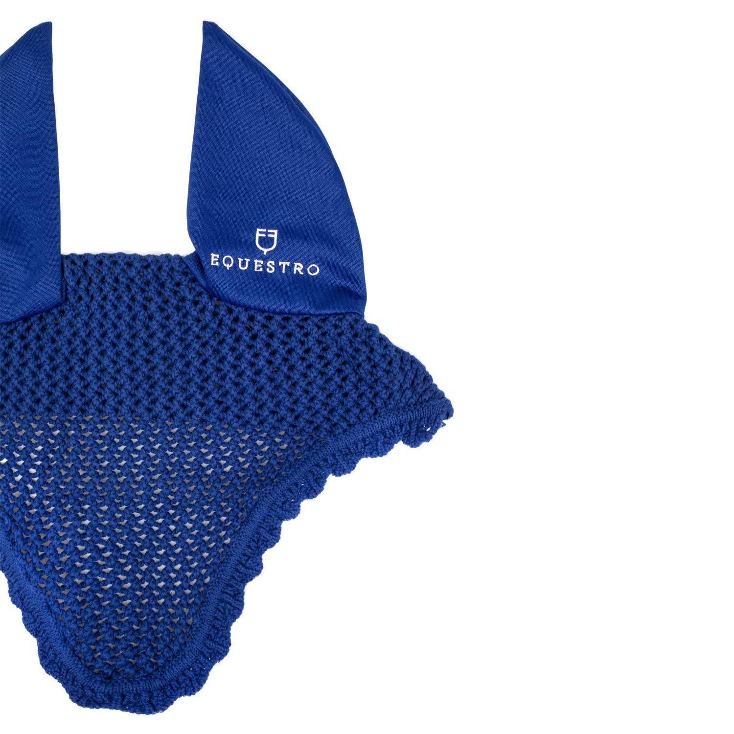 Equestro Cuffietta da Pony in Cotone con Orecchie Elasticizzate