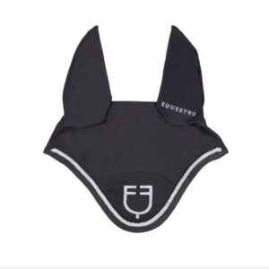 Equestro Cuffietta modello New Style in Cotone con Orecchie in Lycra