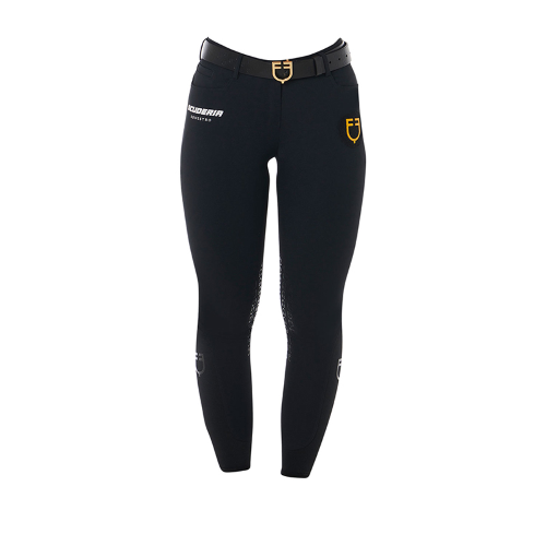 Equestro Pantaloni Donna con Grip al Ginocchio Scuderia Equestro