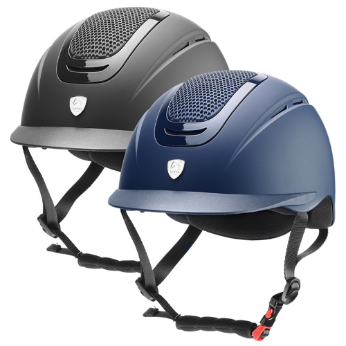 Tattini Cap Equitazione Super Ventilato con Doppia Placca Frontale