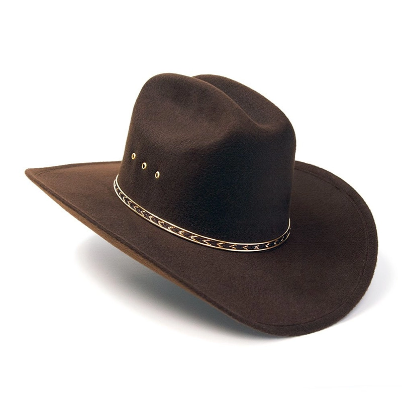 Western Express Cappello western da mandriano con finitura in feltro