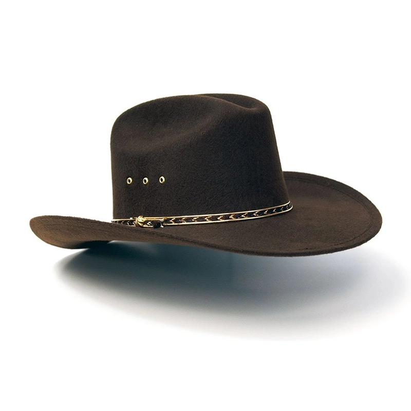 Western Express Cappello western da mandriano con finitura in feltro